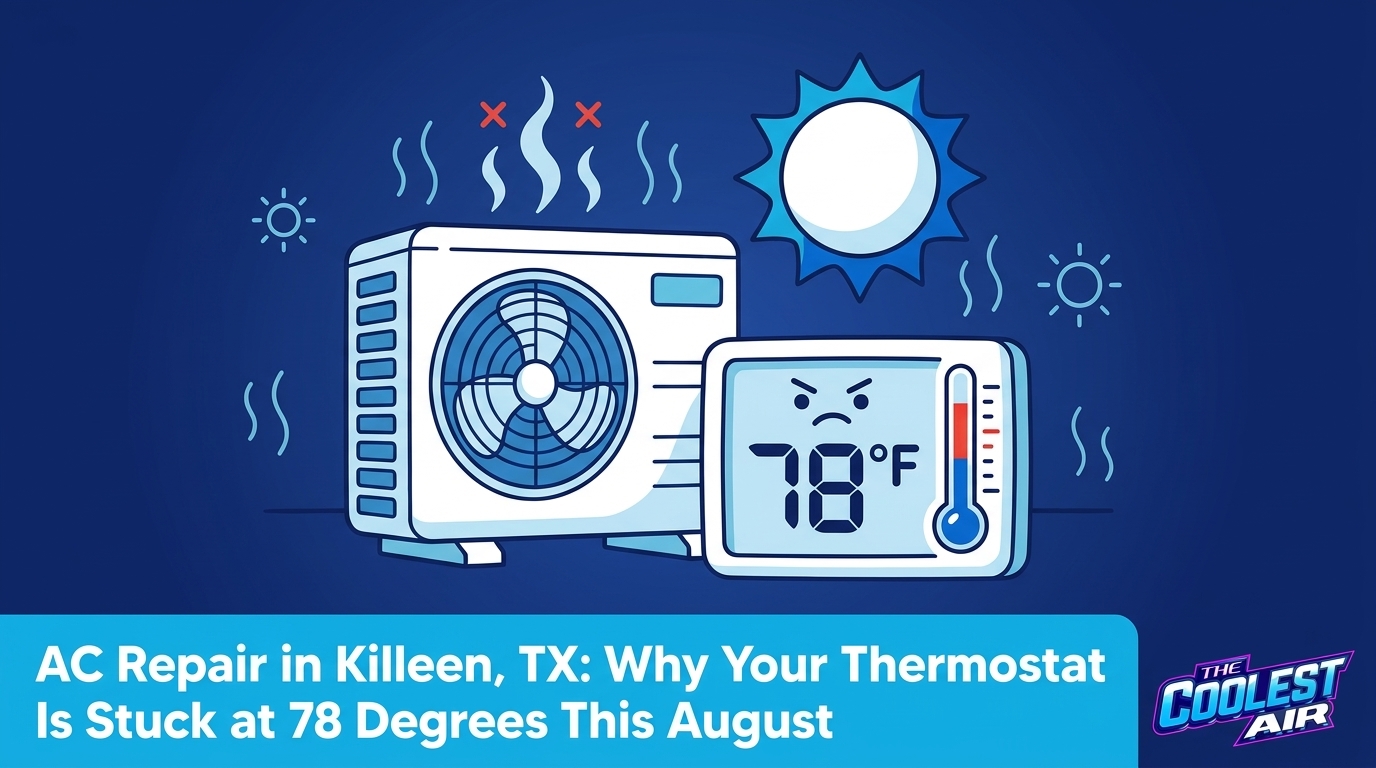 AC Repair in Killeen, TX: Why Your Thermostat Is Stuck at 78 Degrees This August — featured image